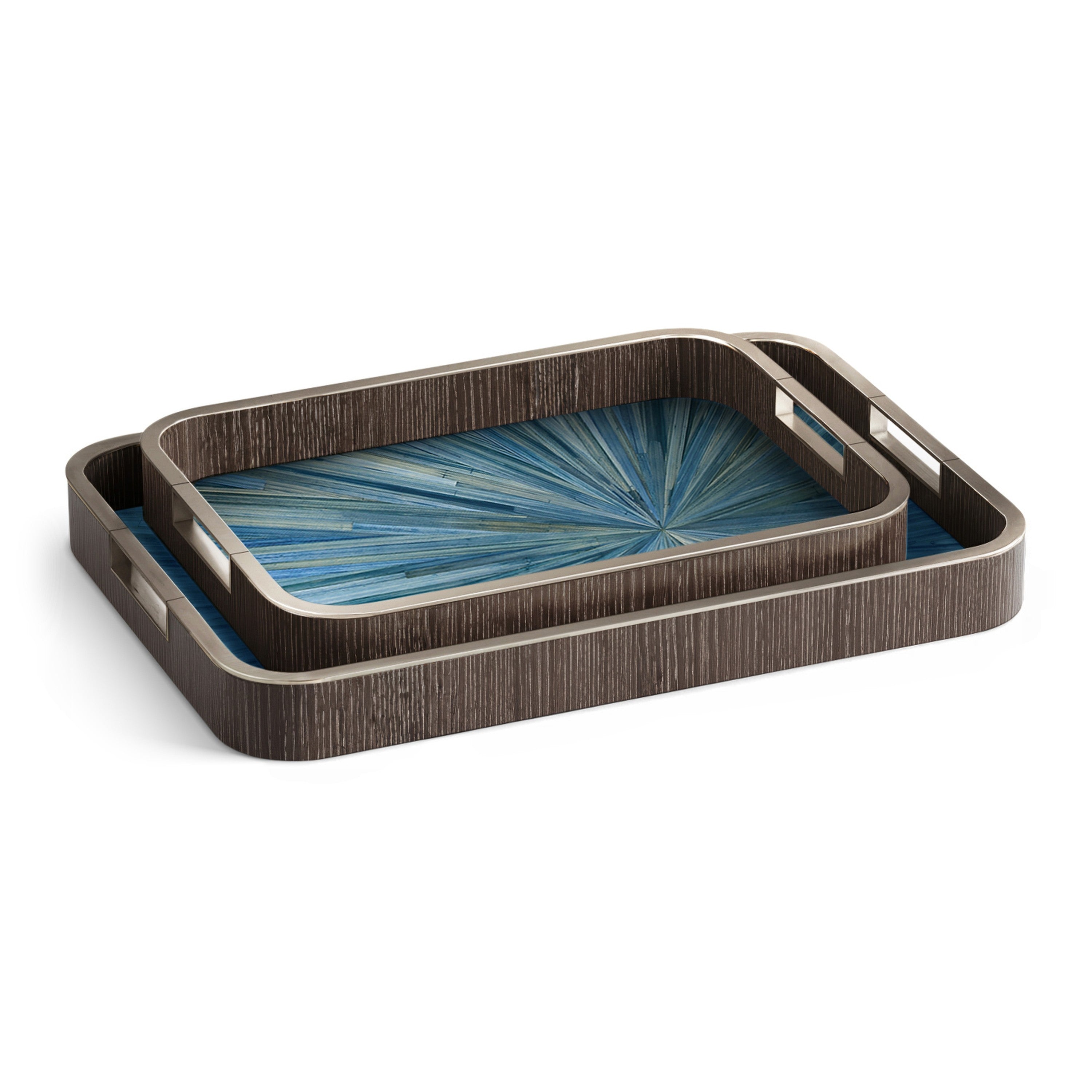 Jonathan Charles Rectangular Tray Set of 2