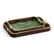 Jonathan Charles Rectangular Tray Set of 2