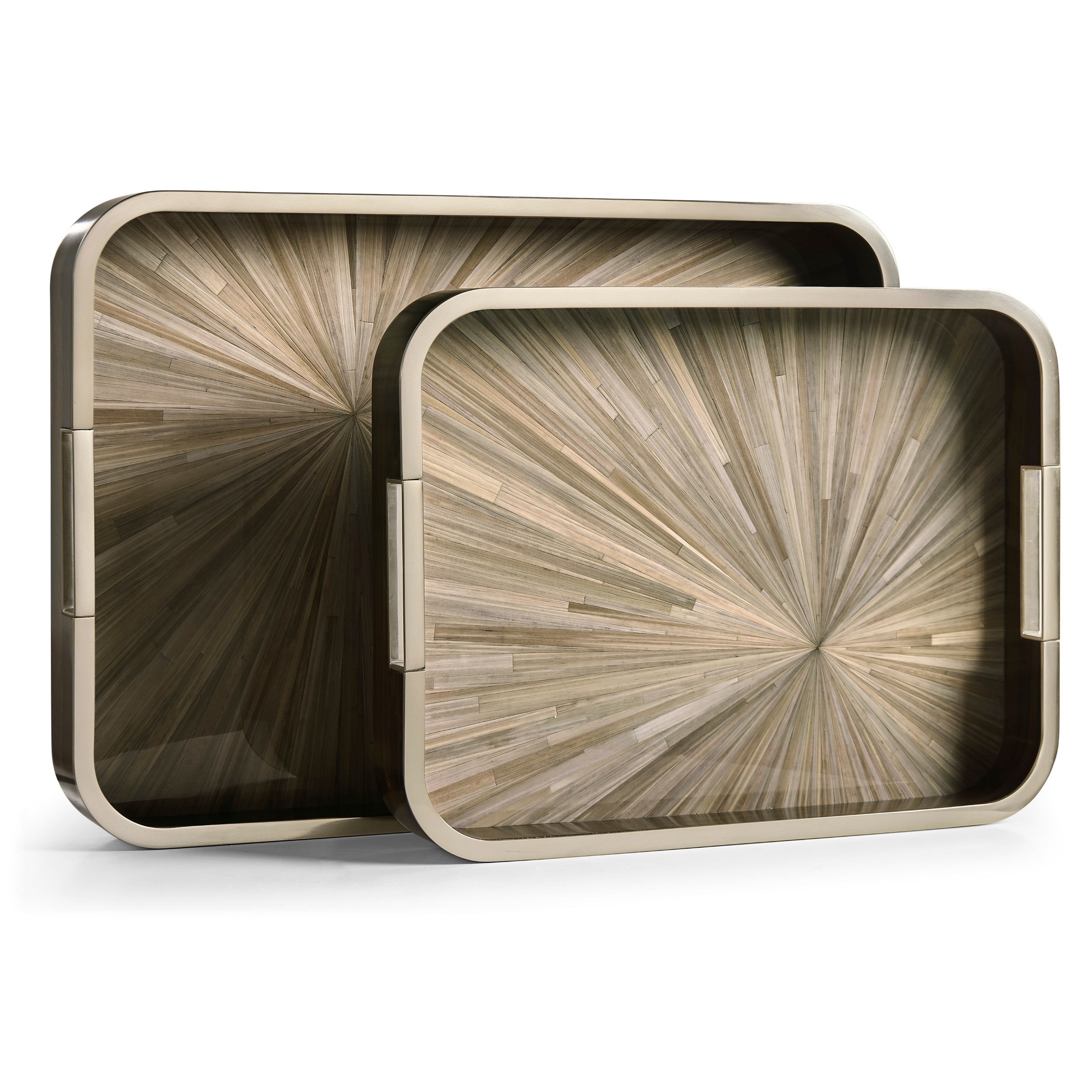 Jonathan Charles Rectangular Tray Set of 2