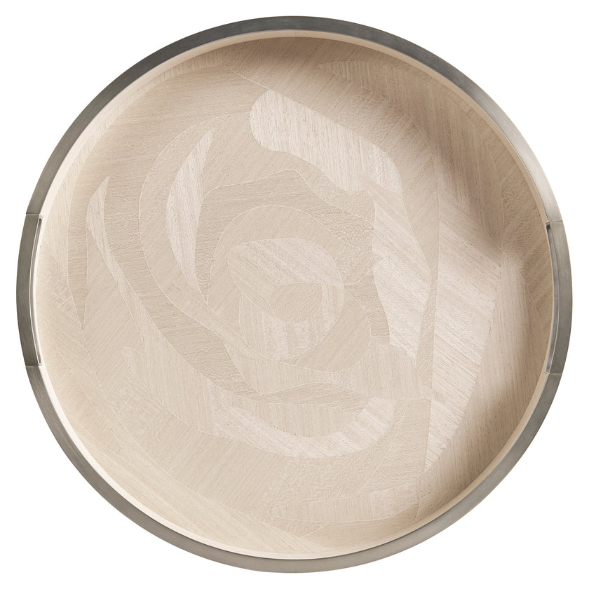 Jonathan Charles Tidepool Round Tray Set of 2