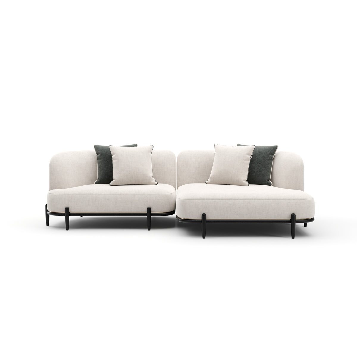 Caracole Madera Sectional