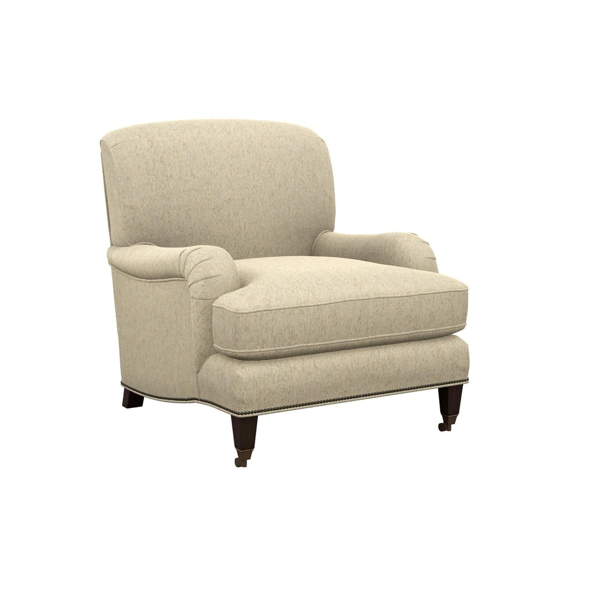 Barclay Butera Featured Upholstery Sydney Chair With Brass Casters