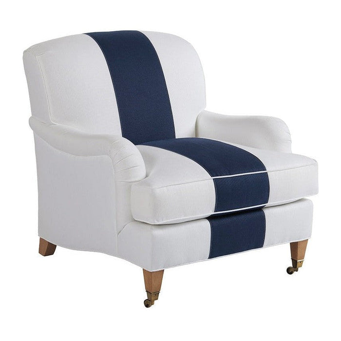 Barclay Butera Upholstery Sydney Chair With Brass Caster