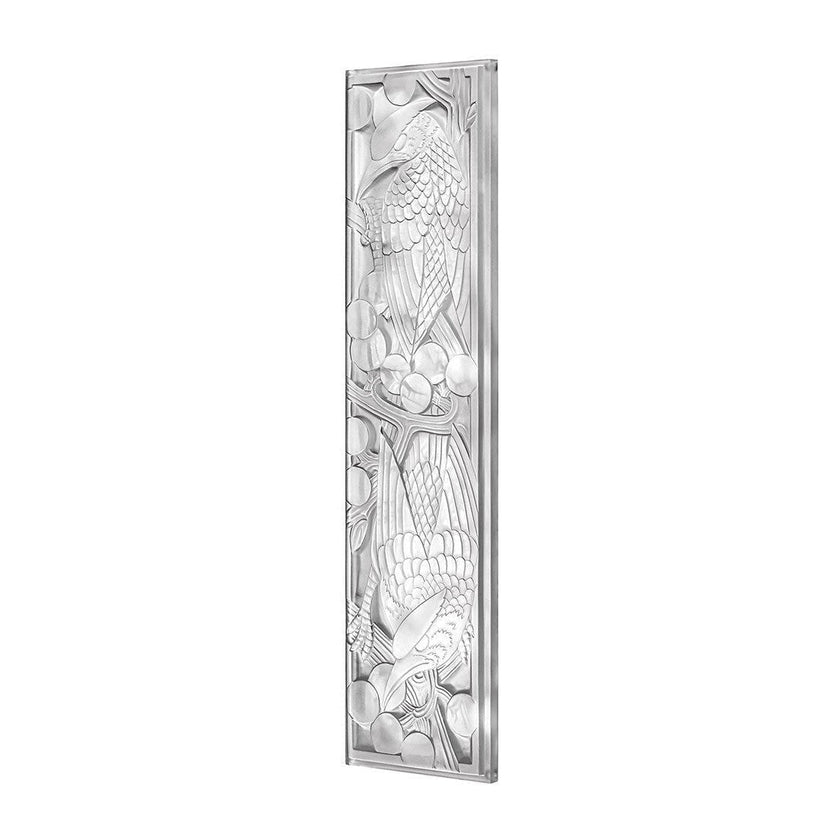 Lalique Merles Et Raisins Grand Decorative Panel Left