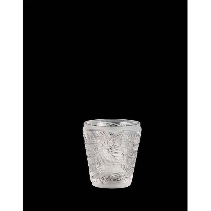 Lalique Feuilles Votive Clear