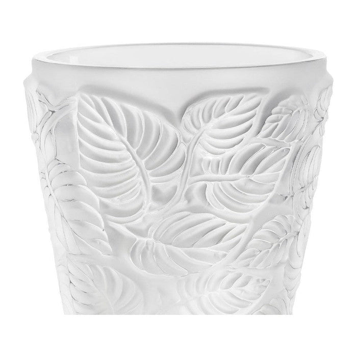 Lalique Feuilles Votive Clear