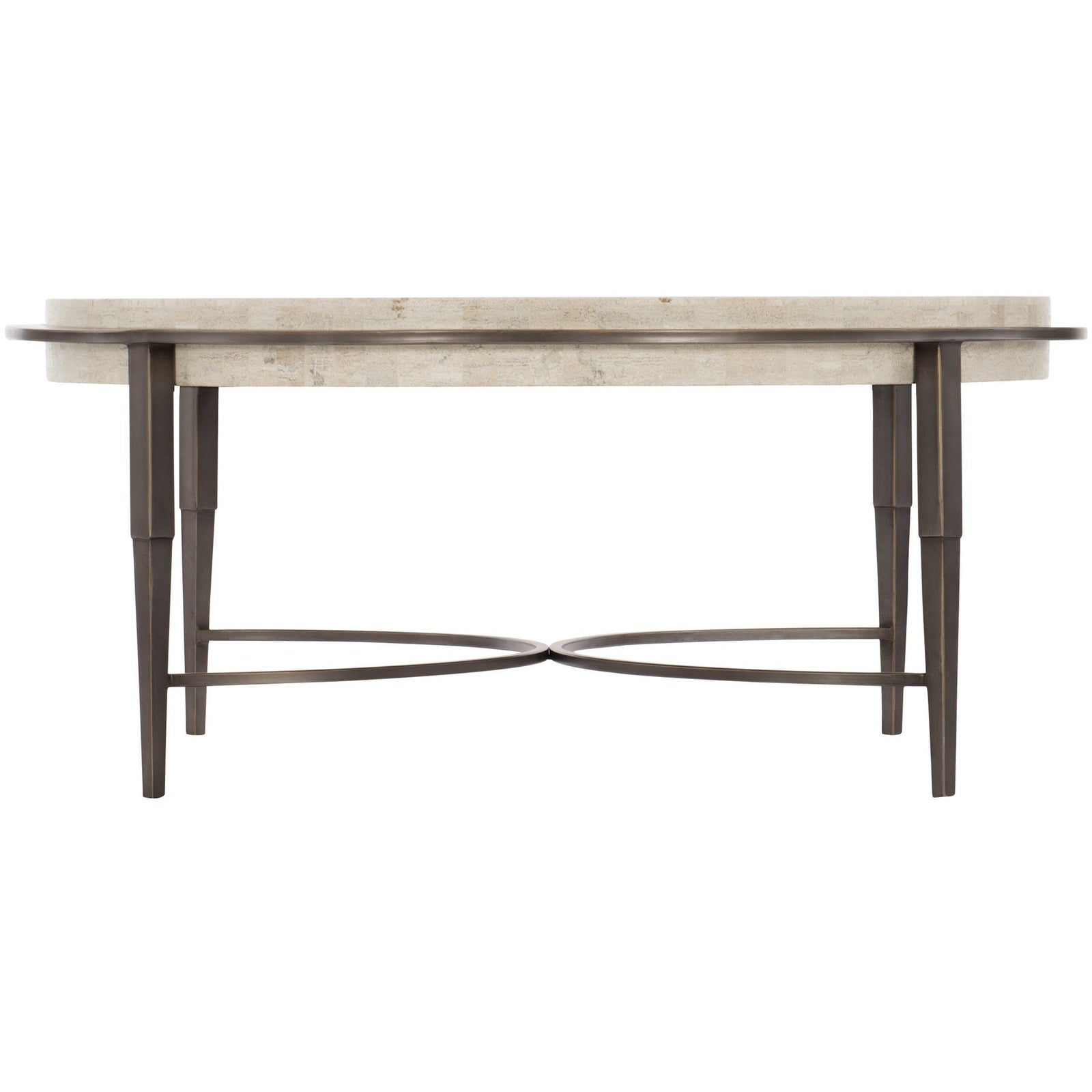 Bernhardt Barclay Metal Round Cocktail Table
