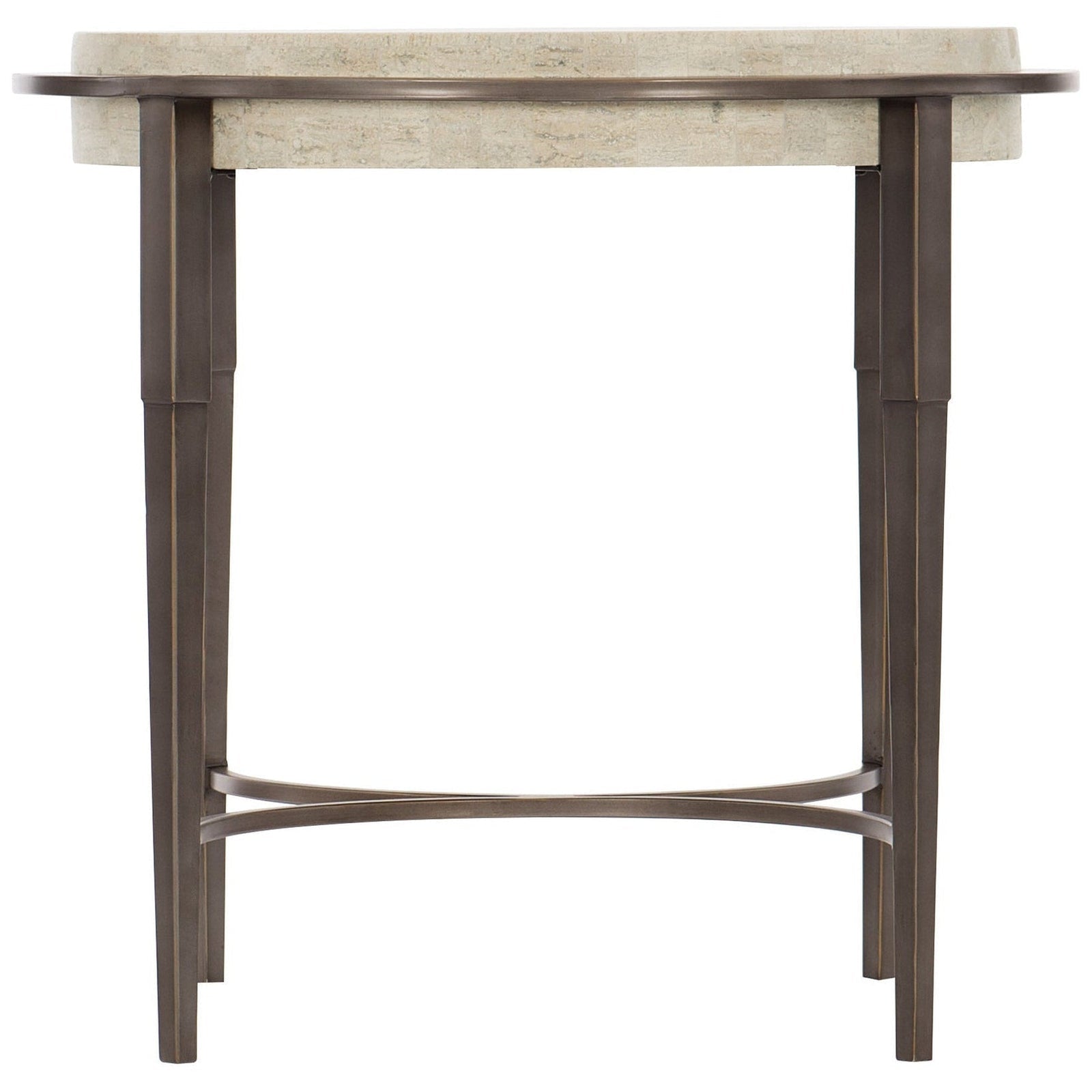 Bernhardt Barclay Metal Round Chairside Table