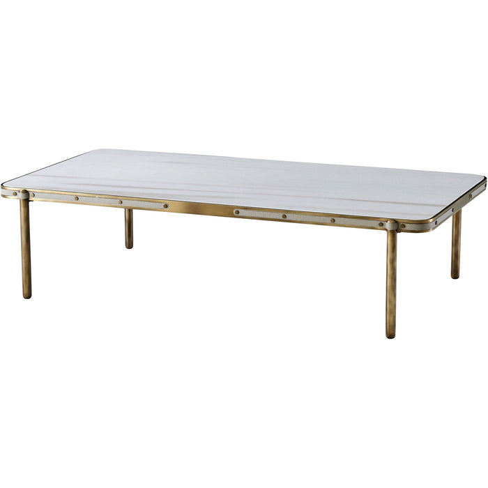Theodore Alexander TA Iconic Rectangle Cocktail Table Floor Sample