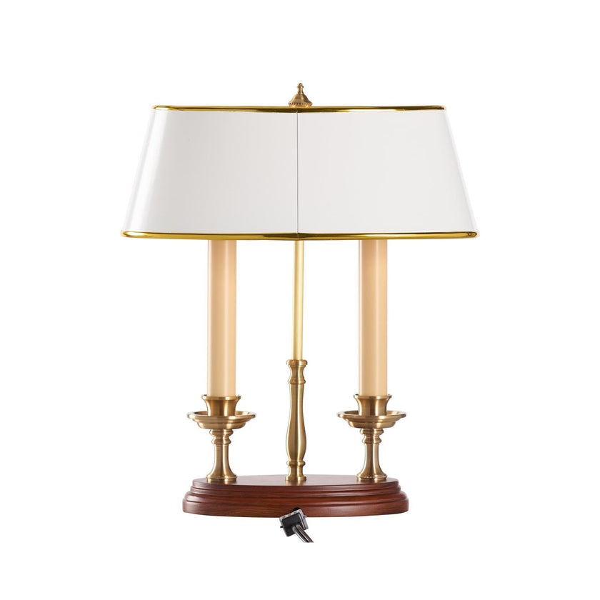 Wildwood Twin Candle Desk Table Lamp