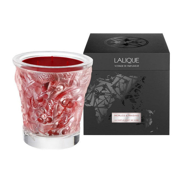 Lalique Merles Et Raisins Crystal Scented Candle