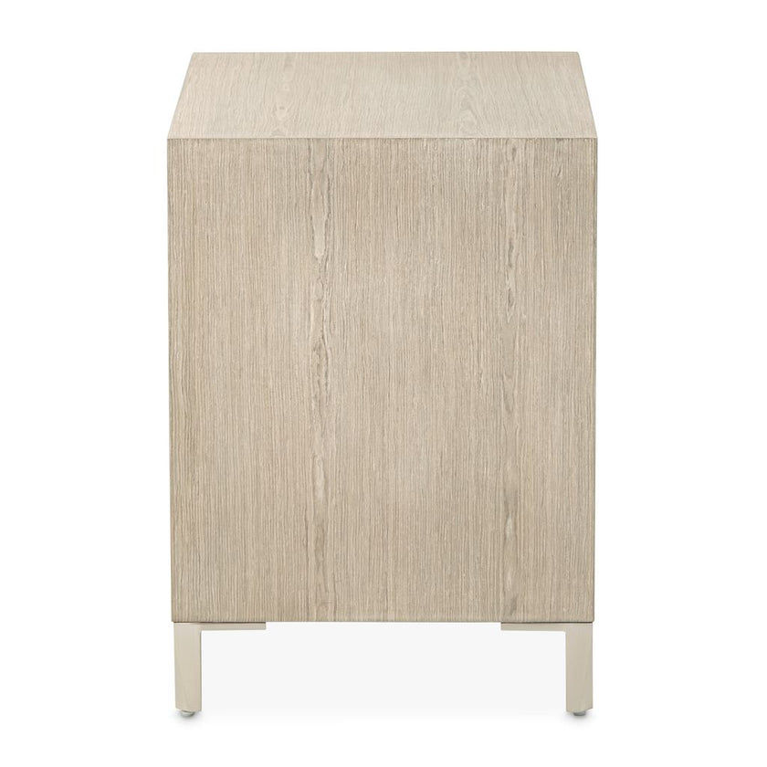 Michael Amini Lotus Bay Large Nightstand - Sand
