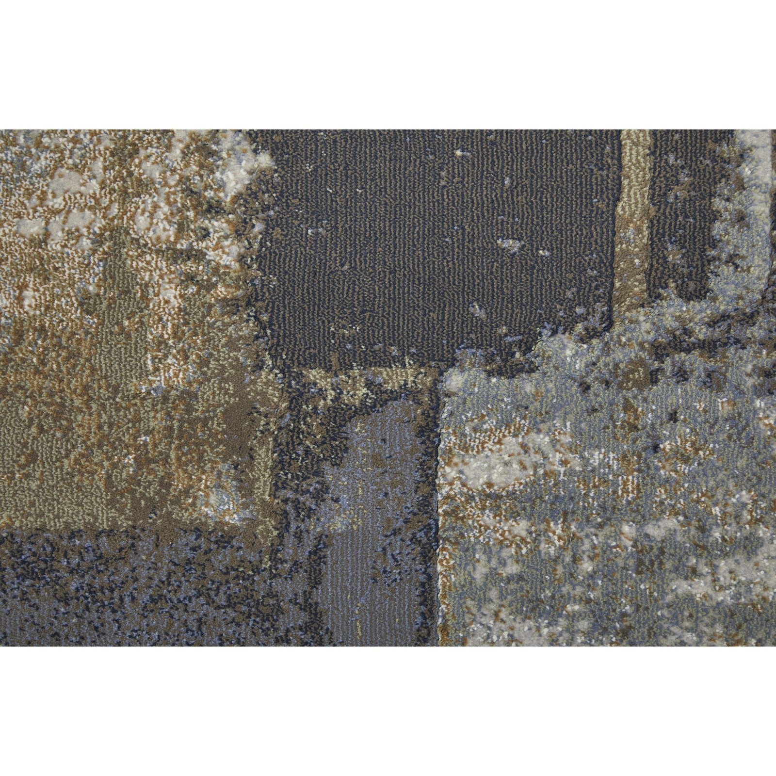 Feizy Clio 39LUF Modern Watercolor in Brown/Gray/Black