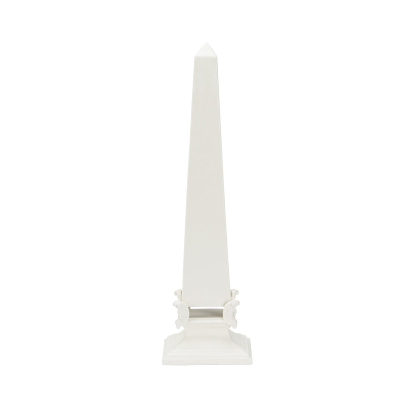 Chelsea House White Large Neoclassical Obelisk