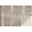 Feizy Aura 3736F Modern Abstract Rug in Gray/Ivory