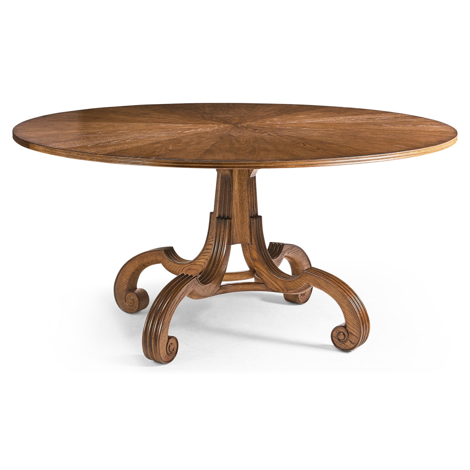 Jonathan Charles Lacock Oak Dining Table 60"