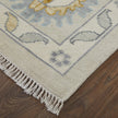 Feizy Karina 69GBF Transitional Floral & Botanical Rug in Ivory/Gold/Green