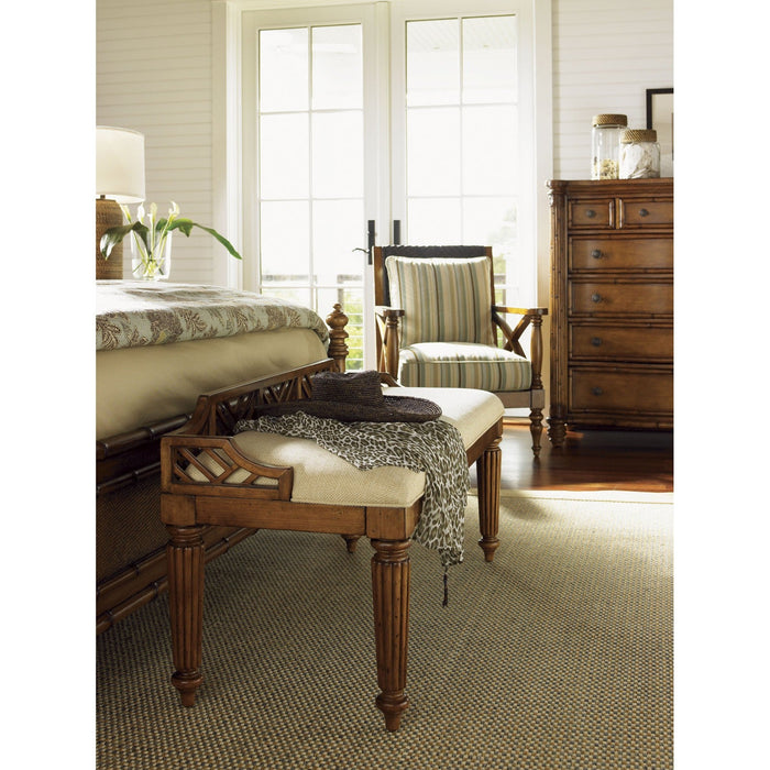 Tommy Bahama Home Island Estate Plantain Bed Bench