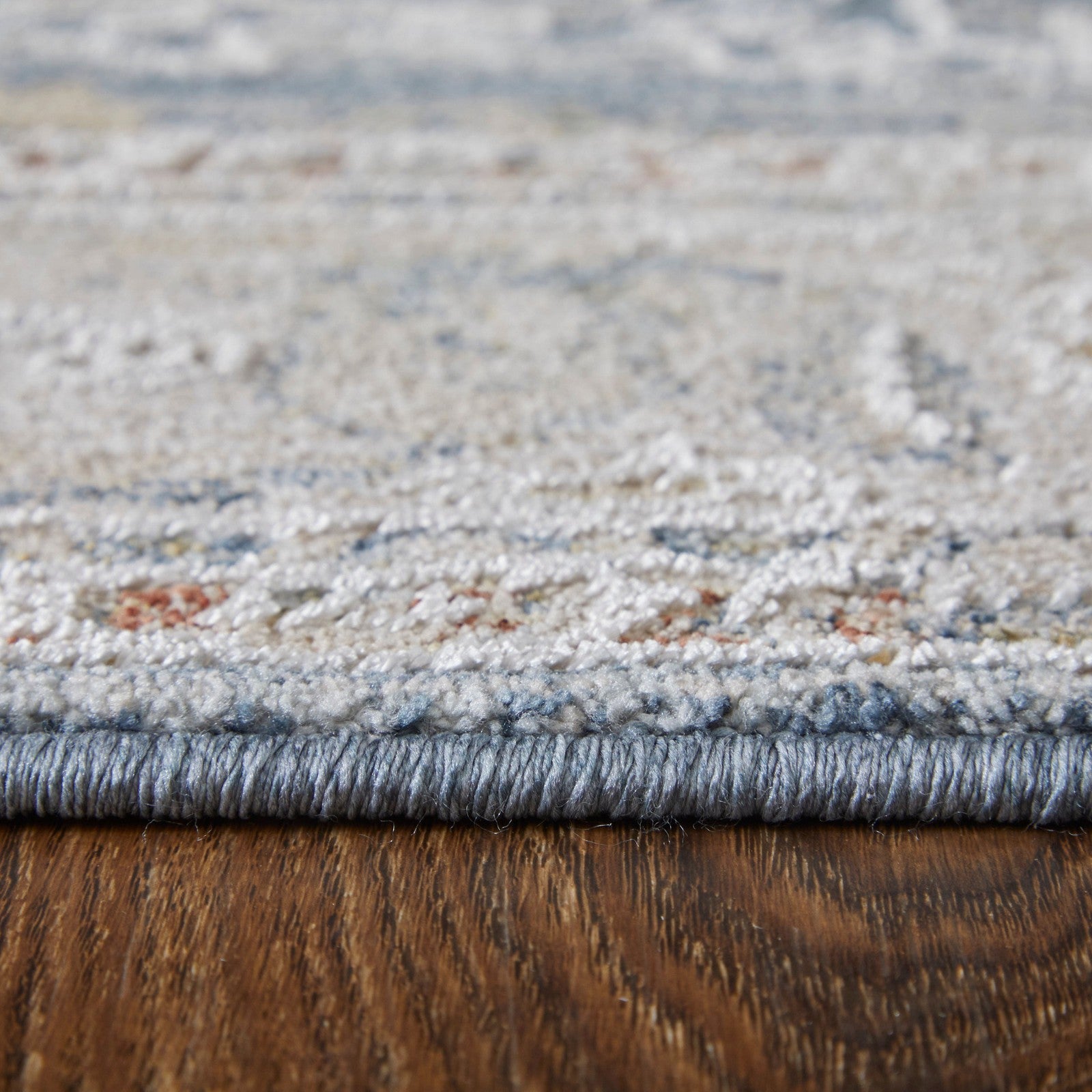 Feizy Pasha 39M4F Transitional Ikat in Blue/Taupe/Ivory