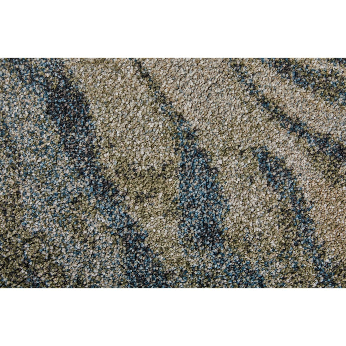 Feizy Skyview 39Q8F Modern Abstract Rug in Gray/Green/Ivory