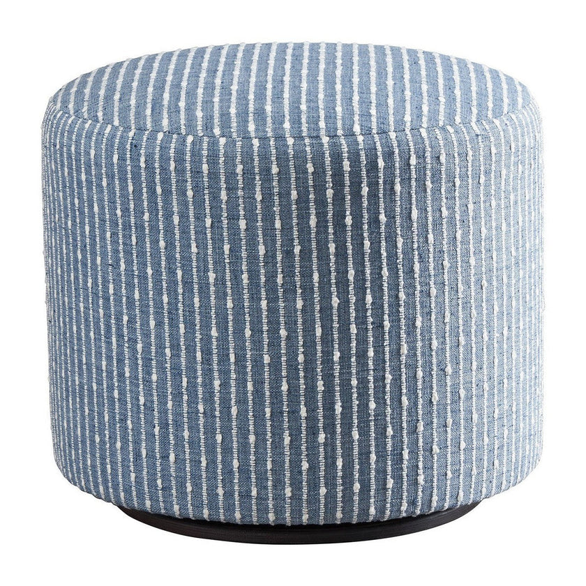 Barclay Butera Upholstery Three Arch Swivel Ottoman