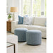 Barclay Butera Upholstery Three Arch Swivel Ottoman