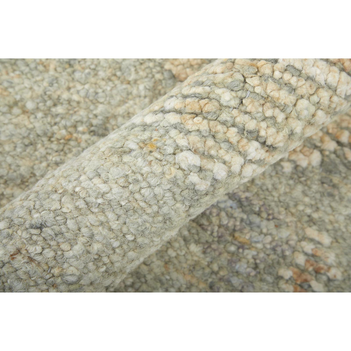 Feizy Grafton 69FNF Transitional Floral & Botanical Rug in Gray/Green/Blue