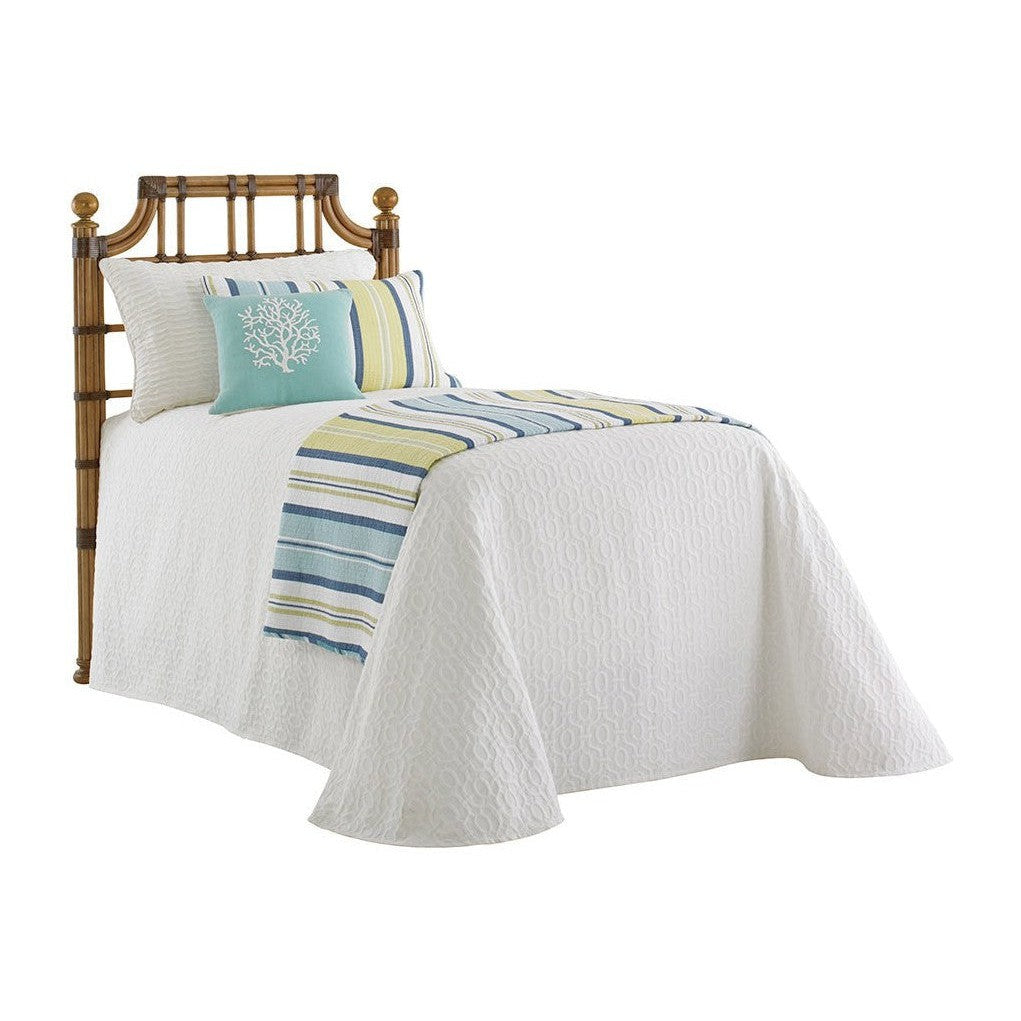 Tommy Bahama Home Twin Palms St. Kitts Rattan Twin Headboard