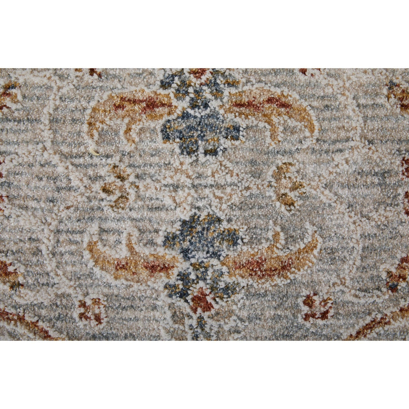 Feizy Pasha 39M4F Transitional Ikat in Ivory/Blue/Taupe