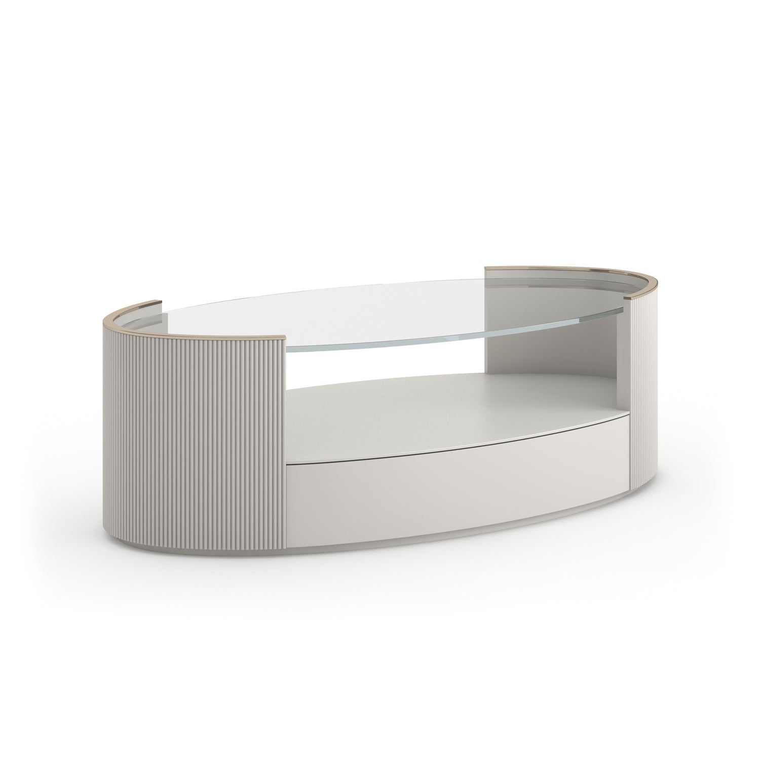 Caracole Classic Love Oval Cocktail Table