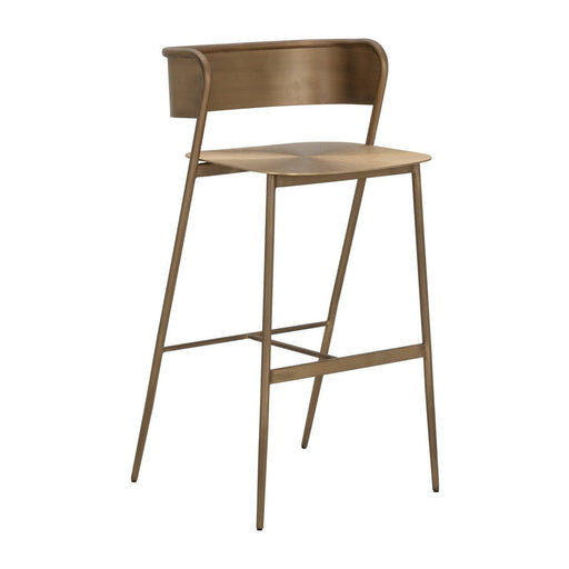 Sunpan Keanu Barstool - Antique Gold