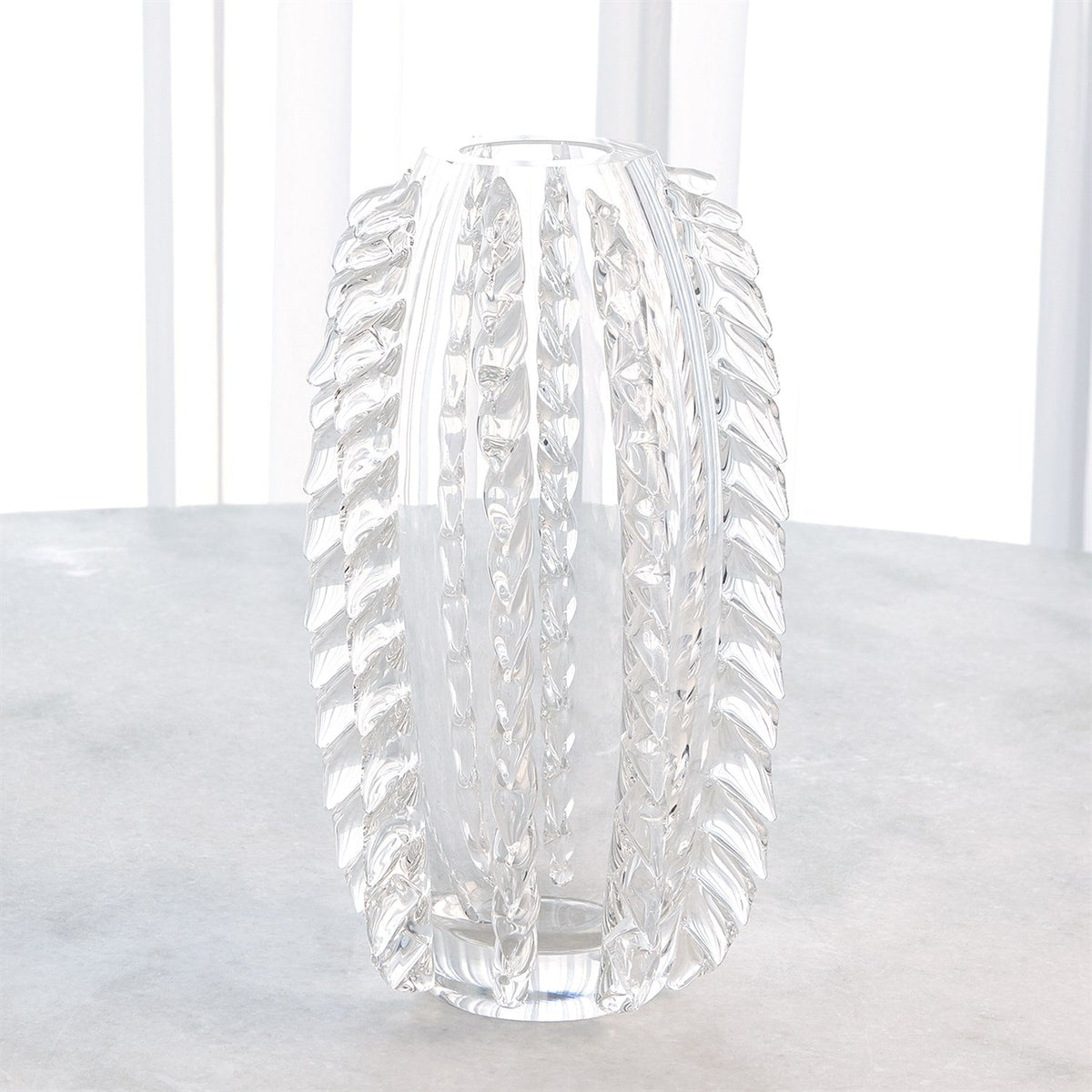 Global Views Fringe Vase - Clear