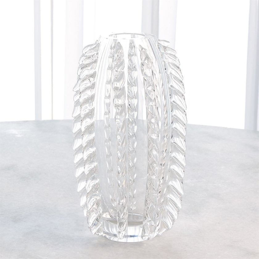 Global Views Fringe Vase - Clear
