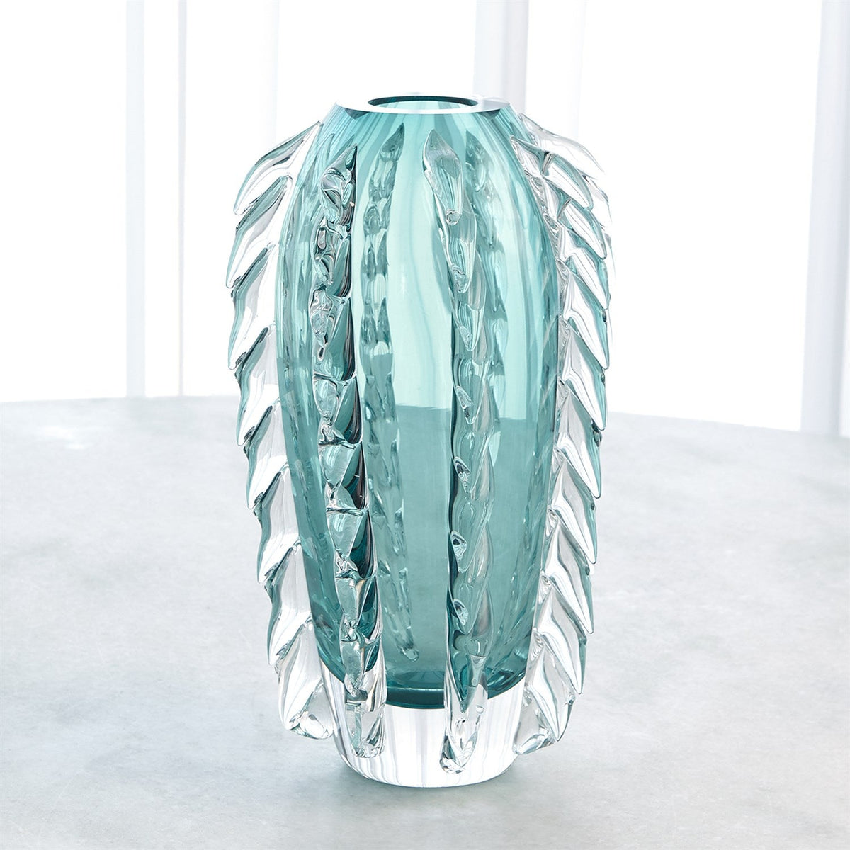 Global Views Fringe Vase - Azure