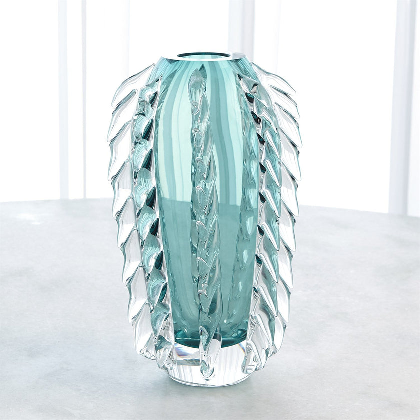 Global Views Fringe Vase - Azure