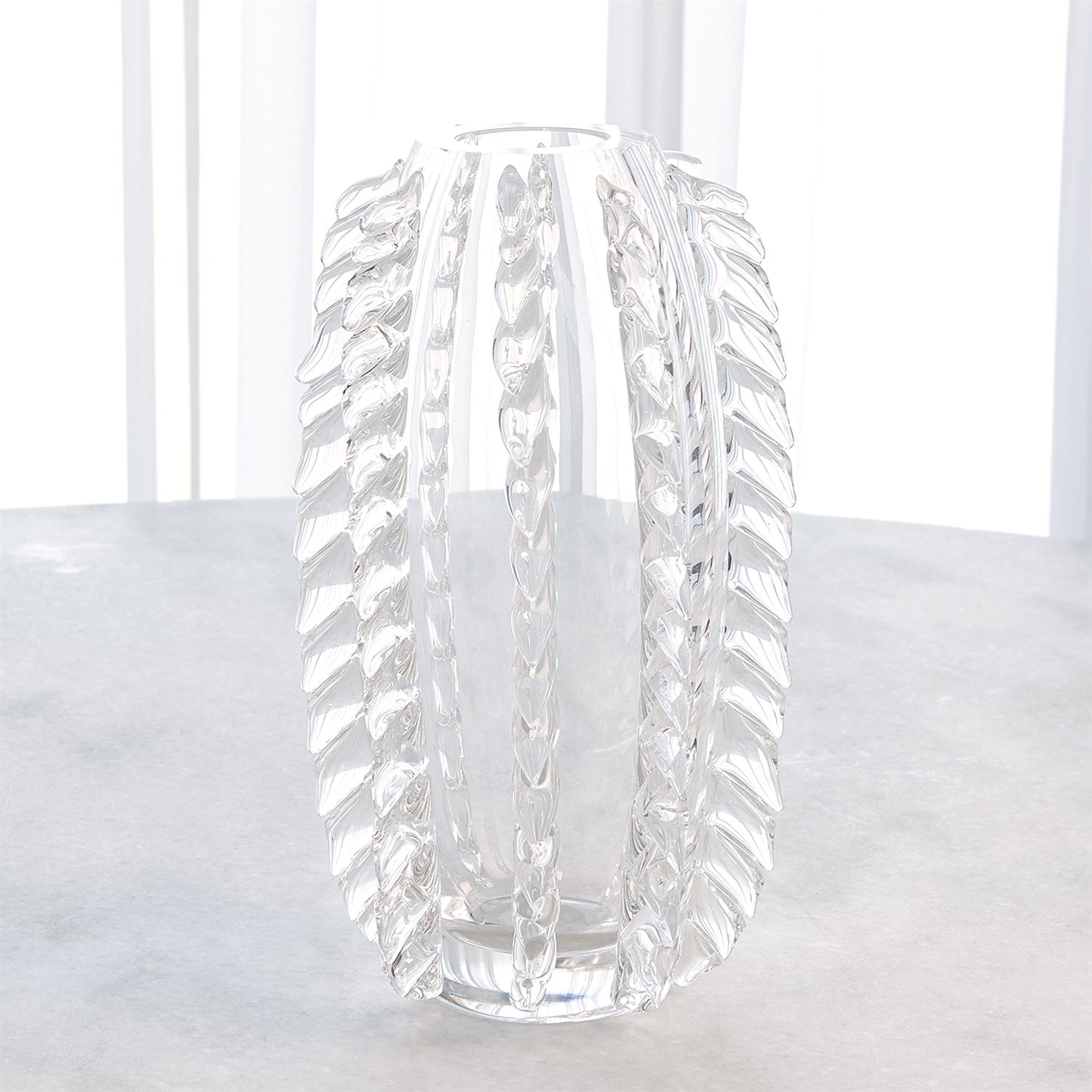 Global Views Fringe Vase - Clear