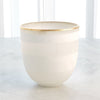 Global Views Striped Alabaster Bowl - Gold