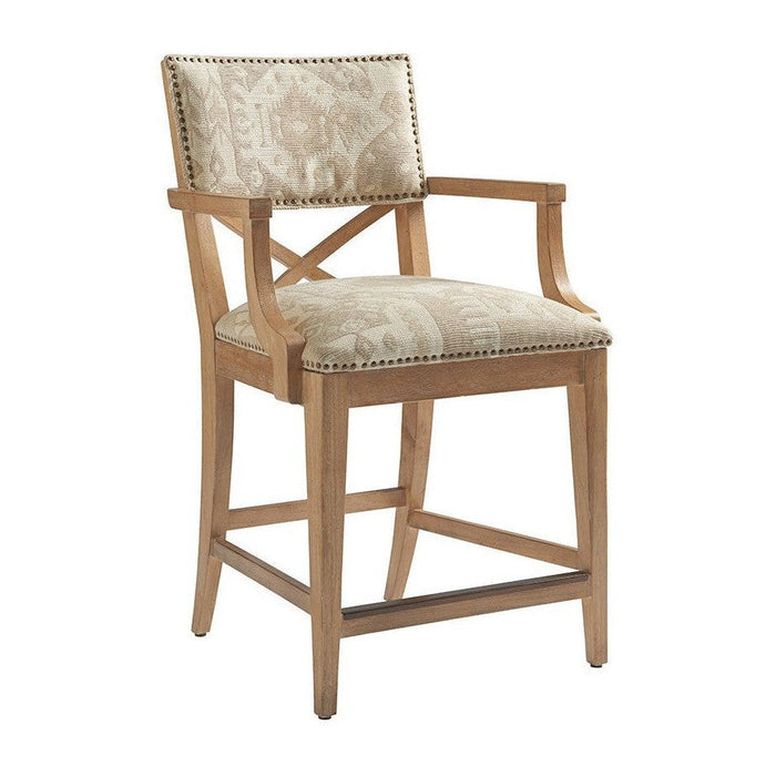 Tommy Bahama Home Los Altos Sutherland Upholstered Counter Stool