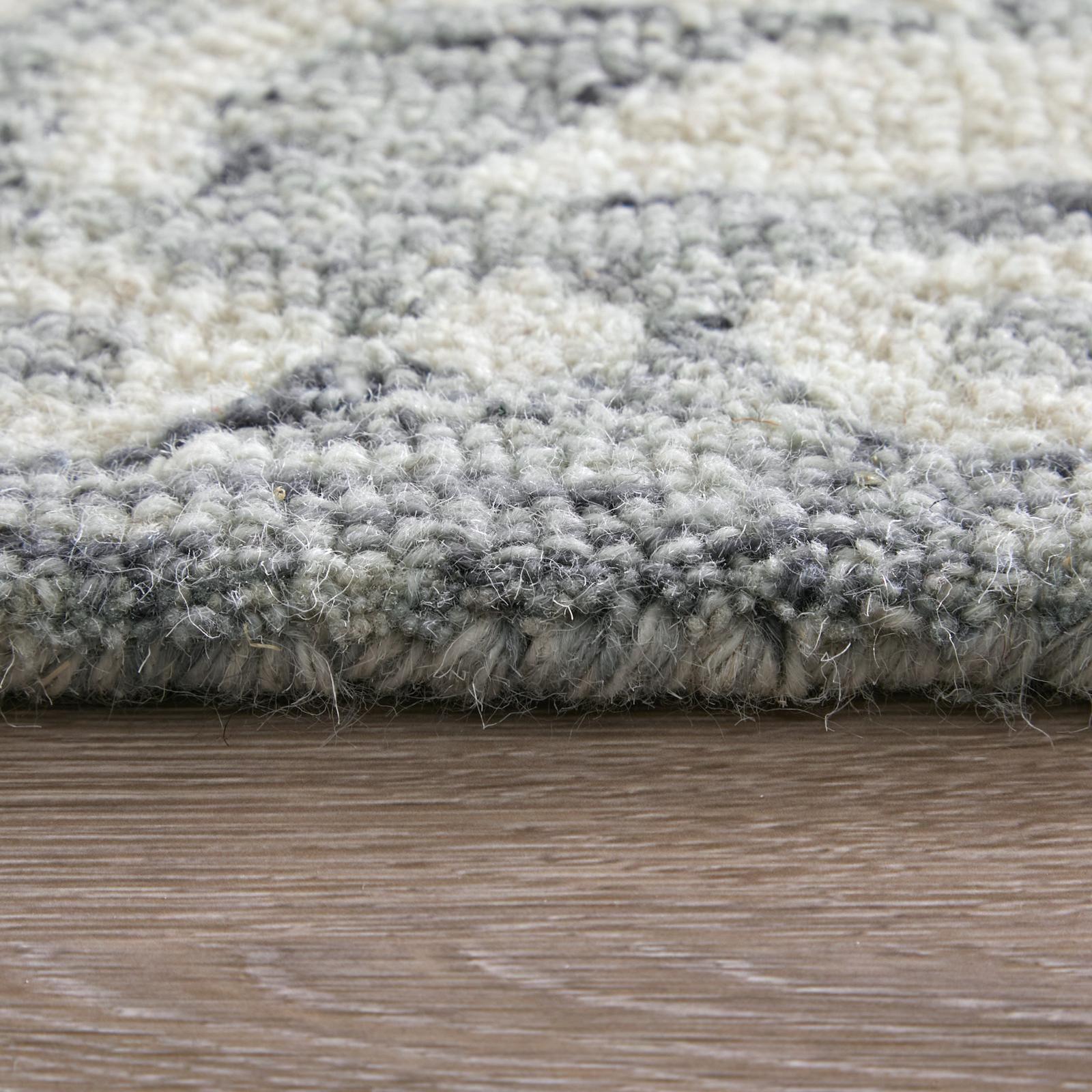 Feizy Belfort 8A27F Traditional Geometric Rug in Gray/White