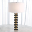Global Views Marble Stack Lamp - Black