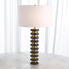 Global Views Marble Stack Lamp - Black