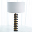 Global Views Marble Stack Lamp - Black