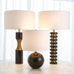 Global Views Marble Stack Lamp - Black