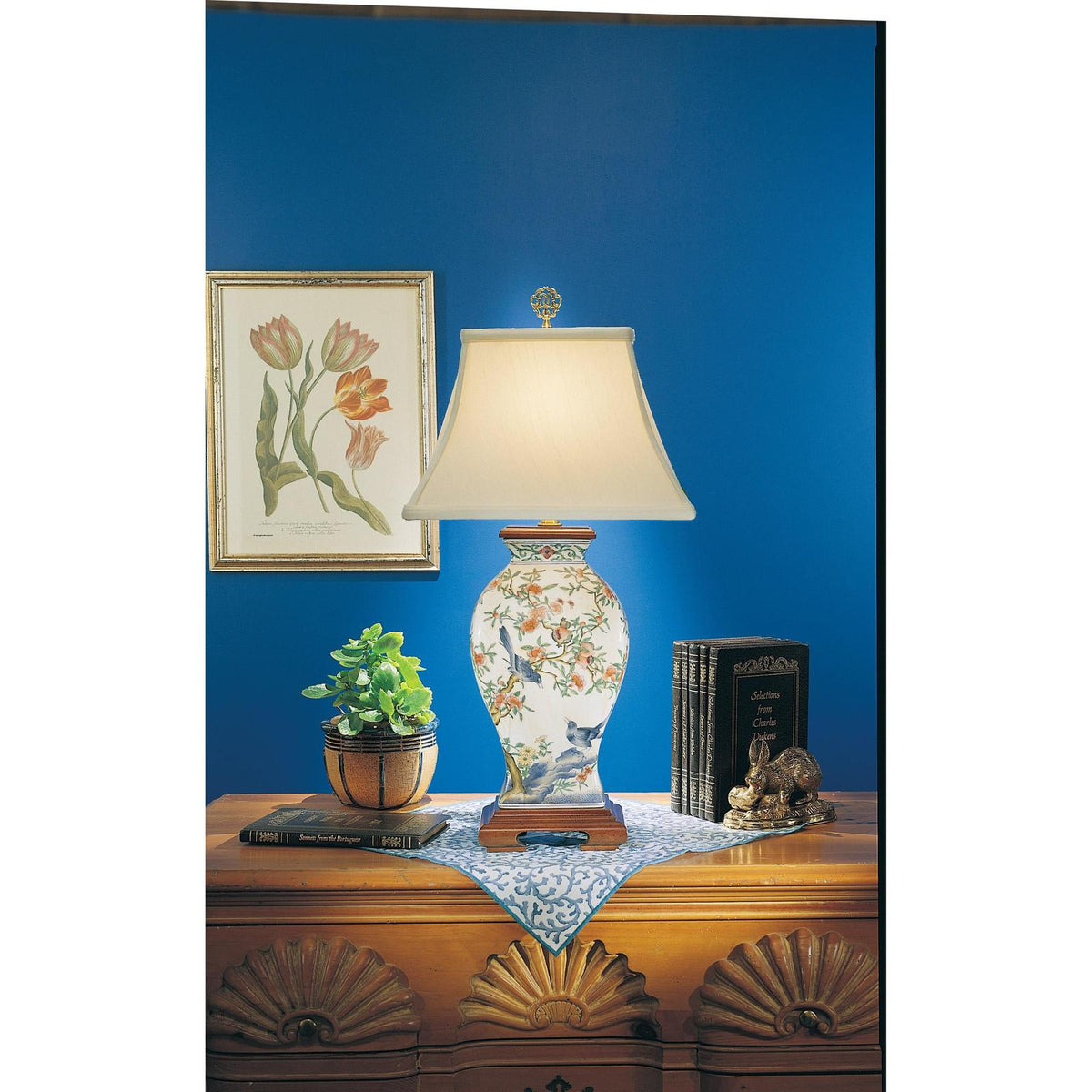 Wildwood Pom 'n Bird Table Lamp