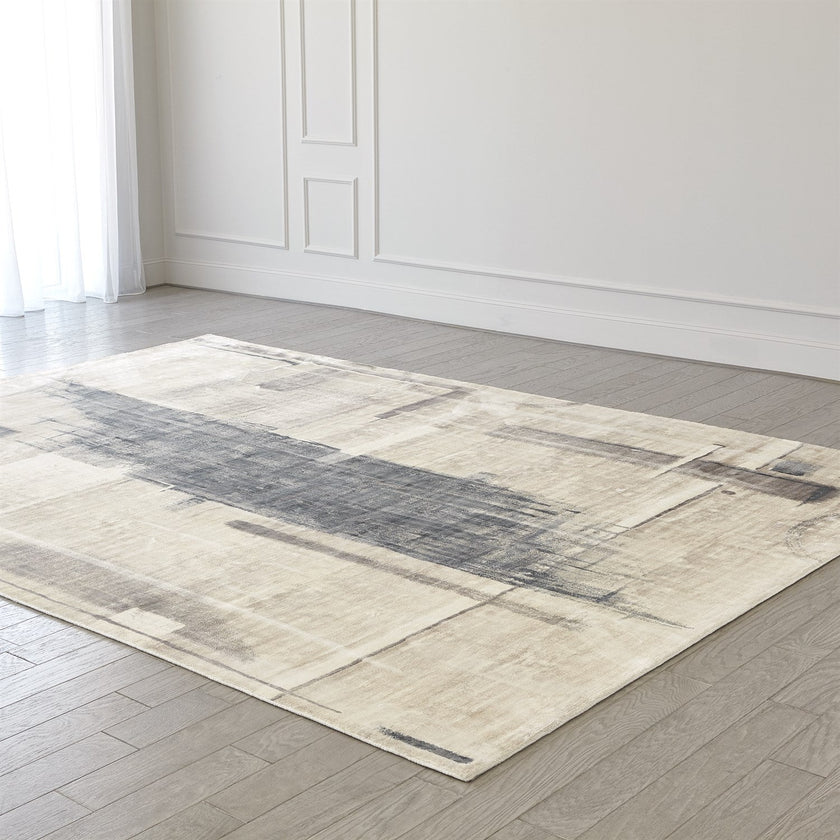 Global Views Art Printed Silk Rug