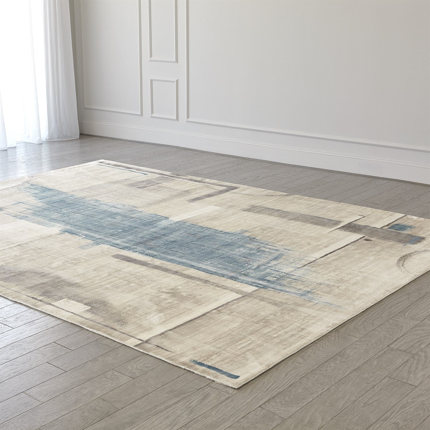 Global Views Art Rug - Blue