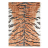 Global Views Tiger Stripe Rug - Orange