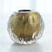 Global Views Round Swirl Vase - Gold