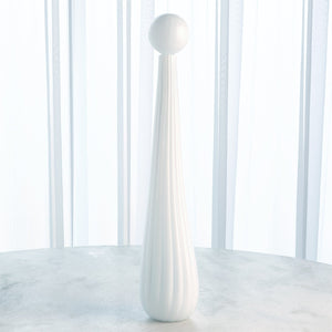 Global Views Circus Bottle - White