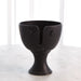 Global Views Long Nose Vases & Bowl - Matte Black